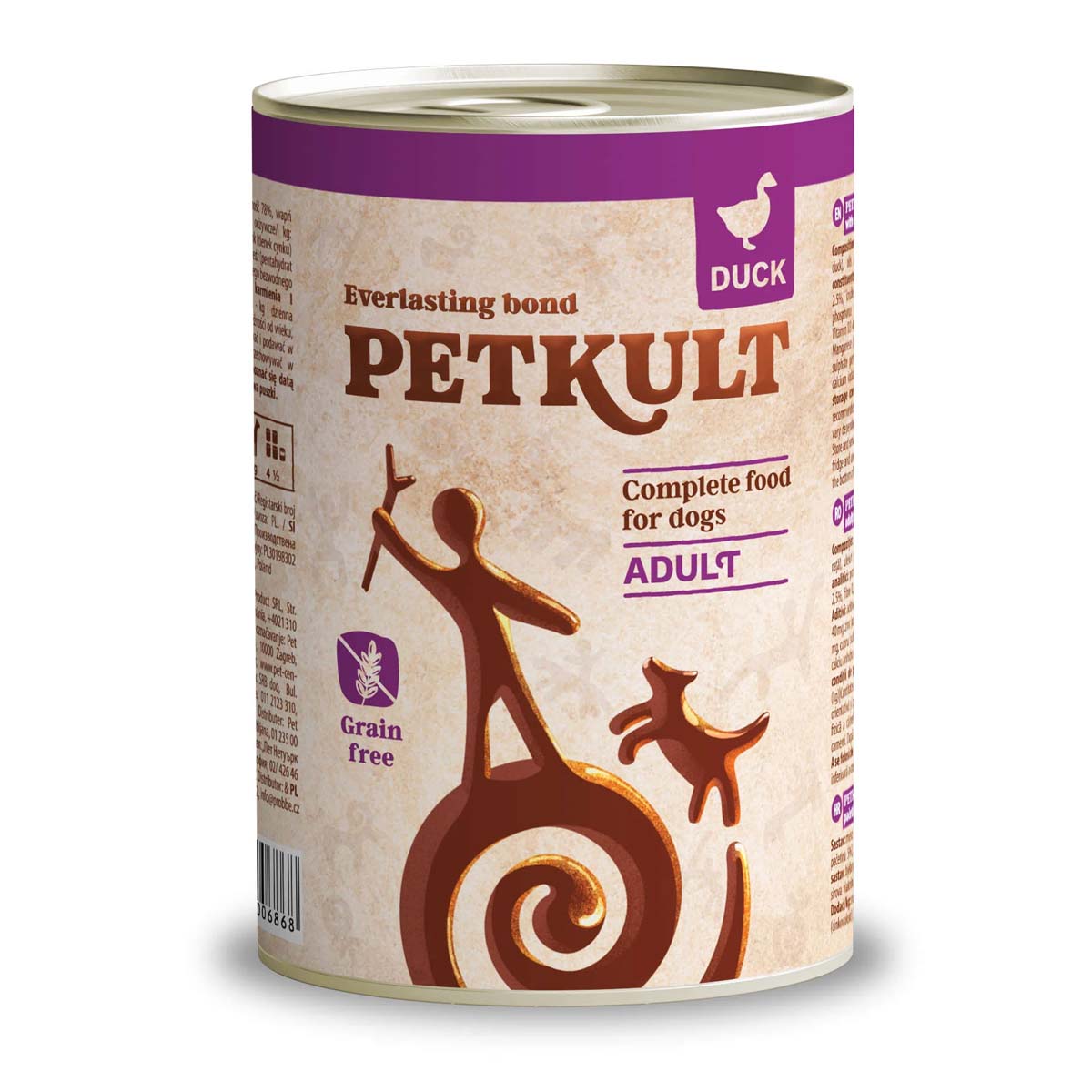 CONSERVA CAINE PETKULT ADULT RATA 400GR