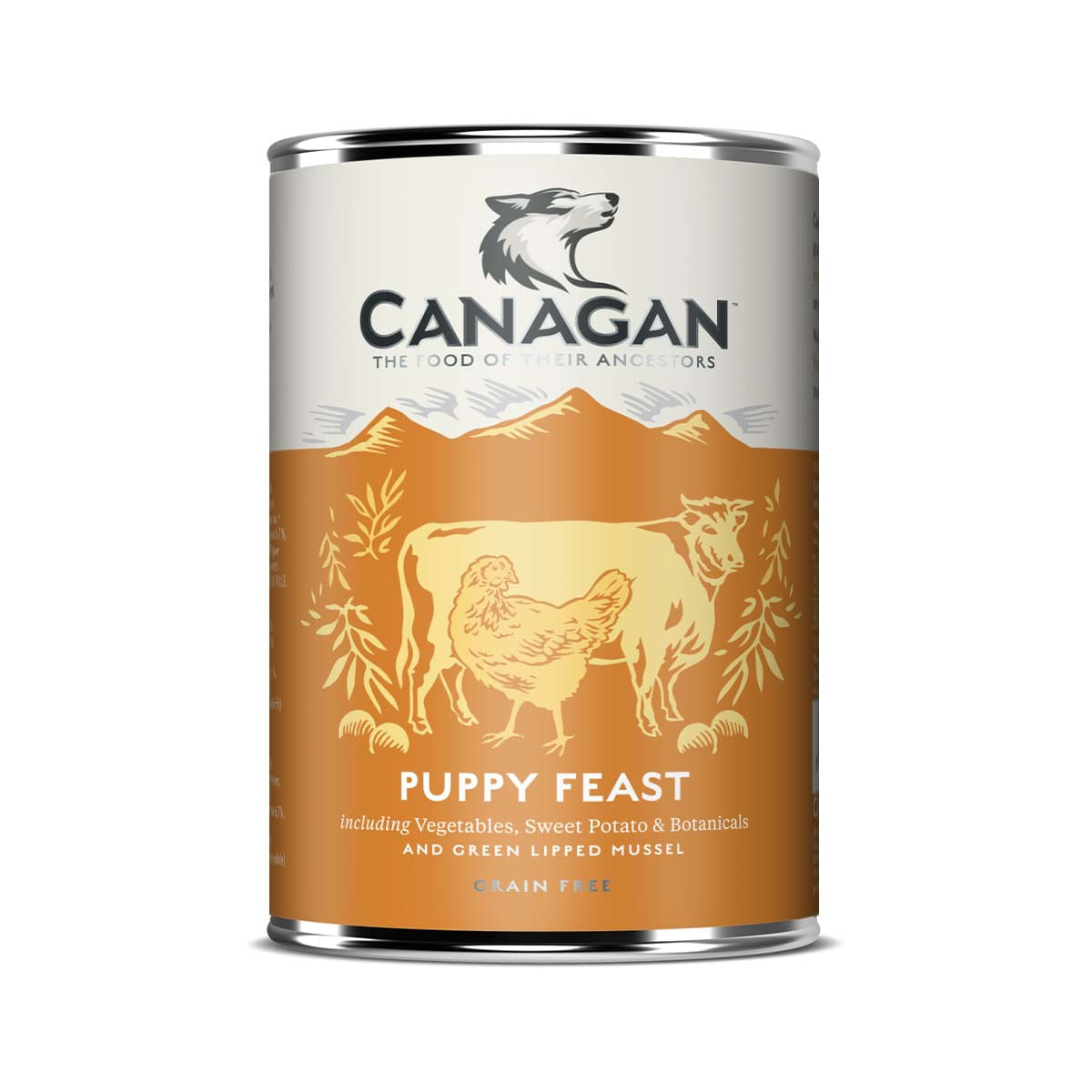 CONSERVA CAINE CANAGAN PUPPY FEAST 400GR