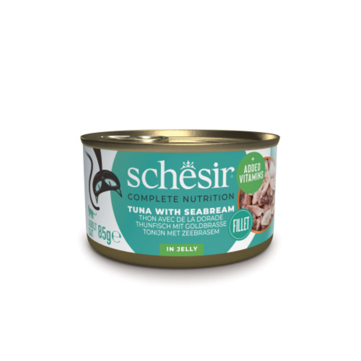 CONSERVA PISICA SCHESIR TON CU DORADA IN GELATINA IN JELLY 85GR