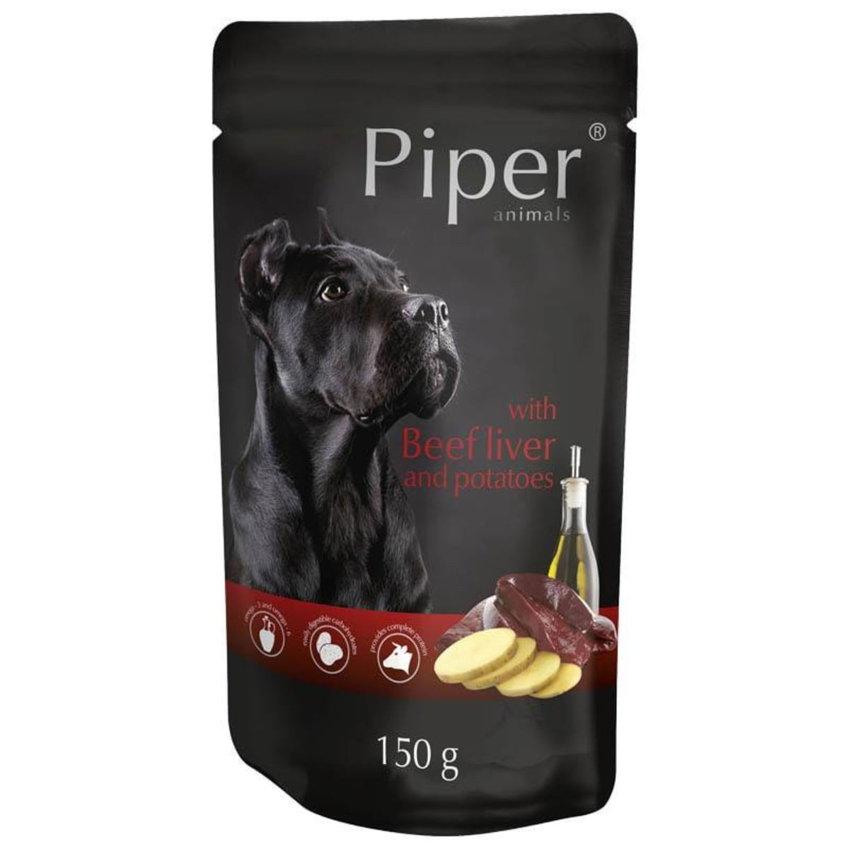 PLIC CAINE PIPER VITA SI CARTOFI 150GR