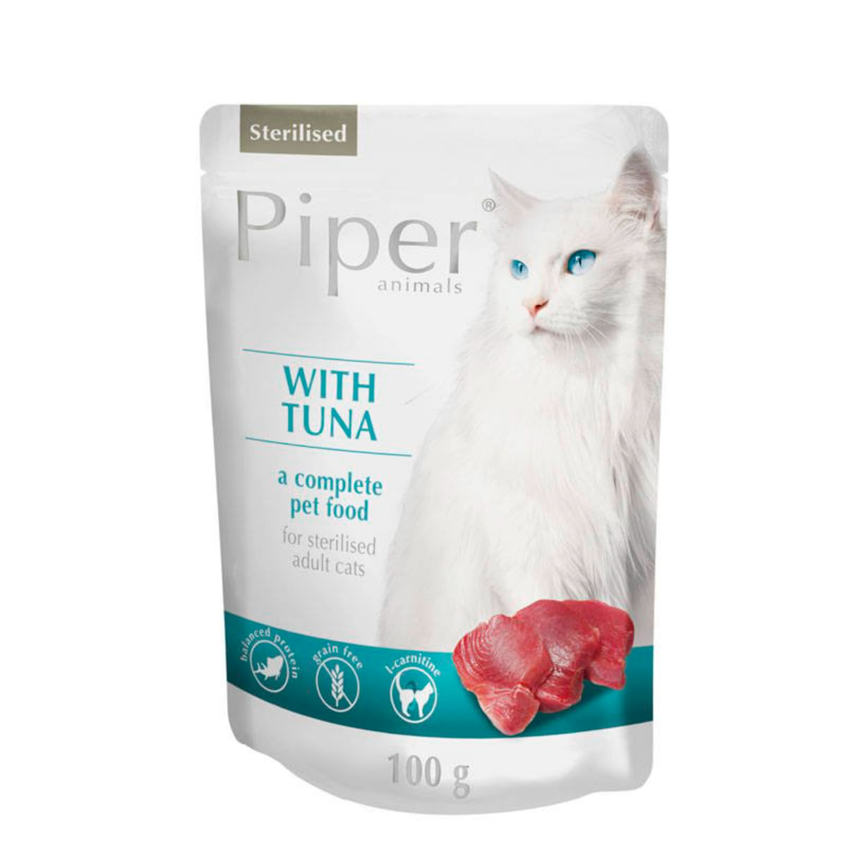 PLIC PISICA PIPER STERILISED TON 100GR