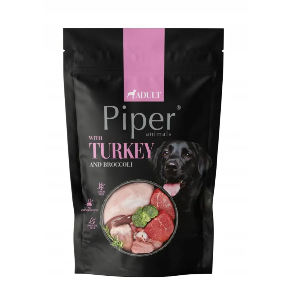 PLIC CAINE PIPER CURCAN SI BROCOLI 500GR