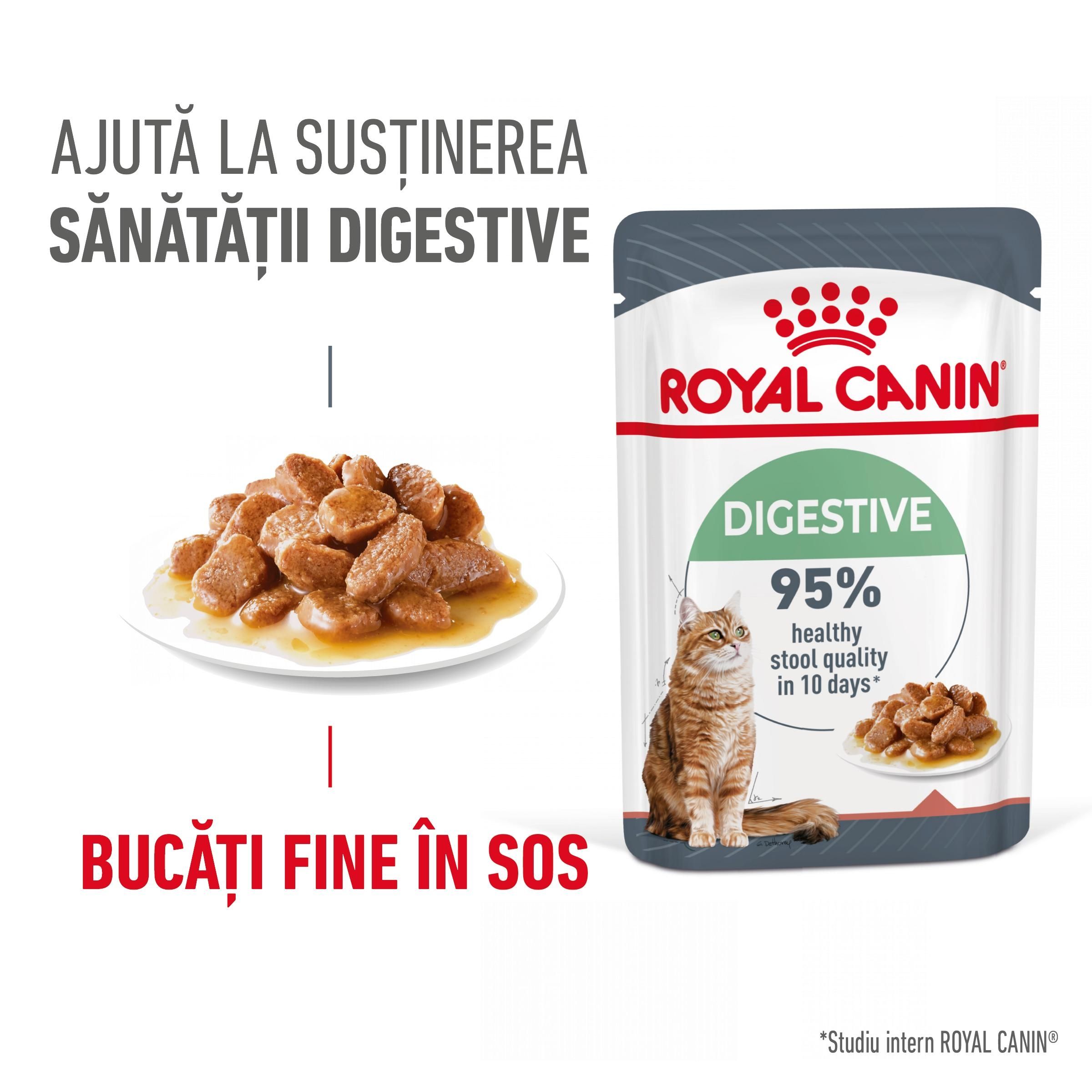 PLIC PISICA ROYAL CANIN CARE DIGESTIVE IN GRAVY 85GR