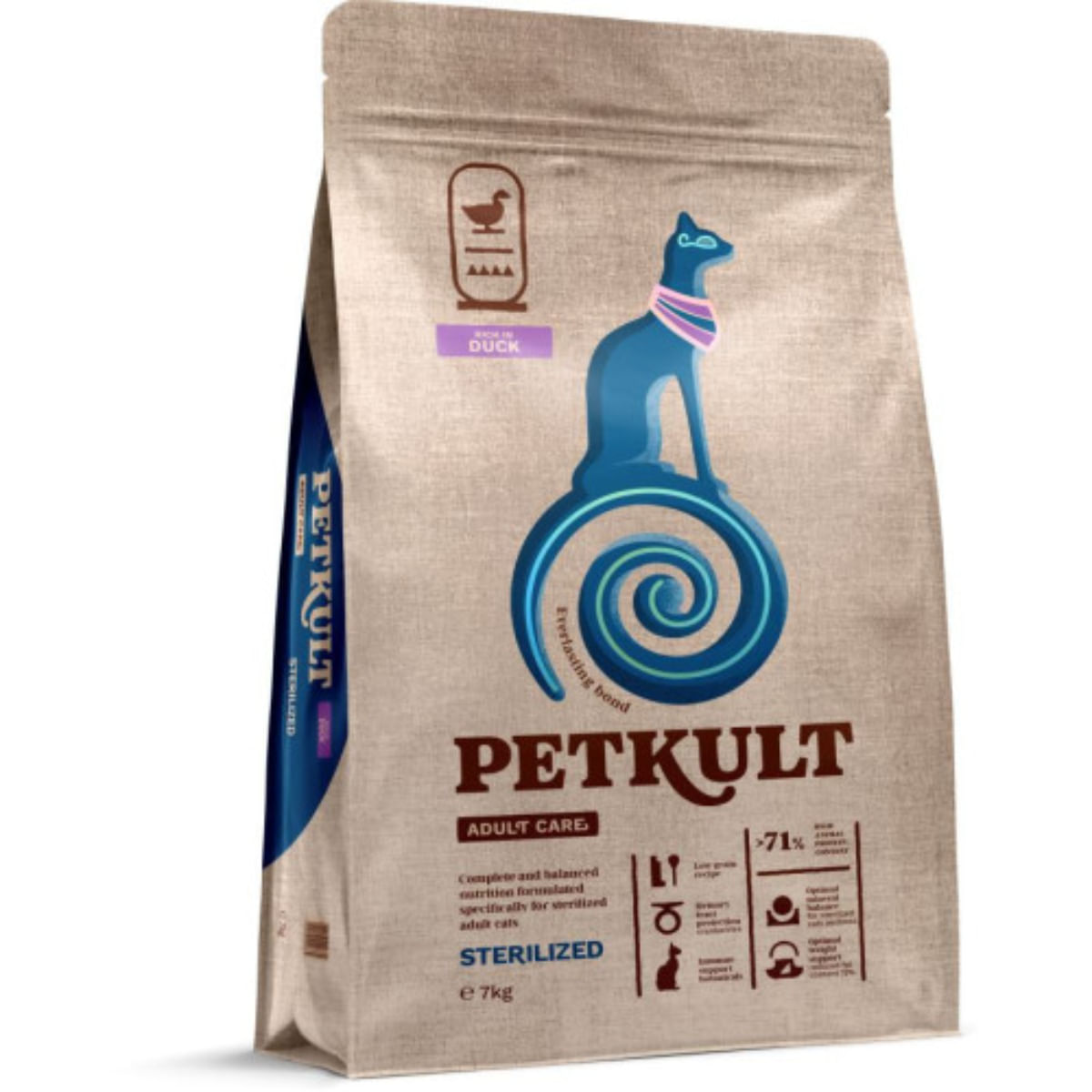 HRANA PISICA PETKULT STERILIZAT ADULT RATA 7KG