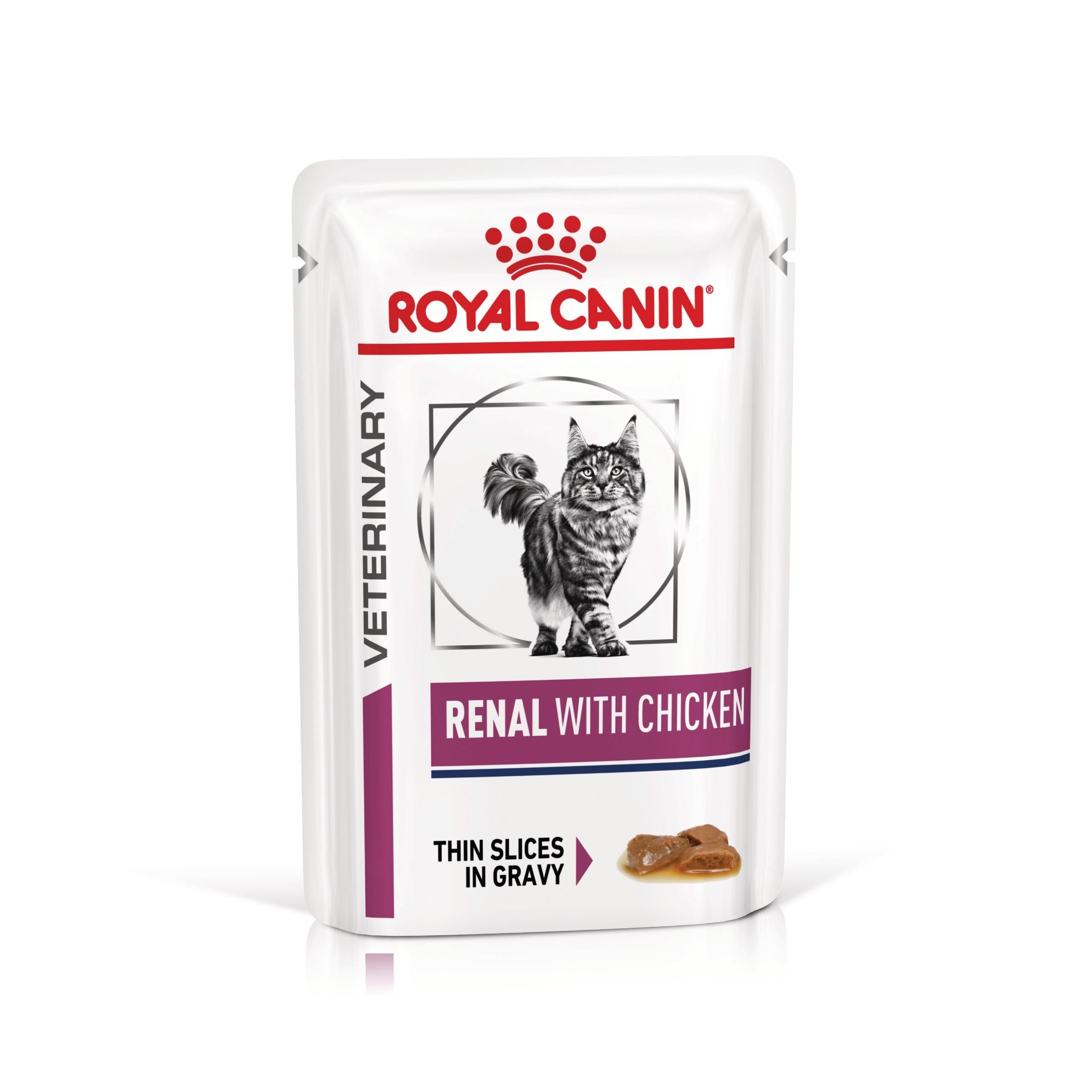 PLIC PISICA ROYAL CANIN VETERINARY RENAL CHICKEN 85GR